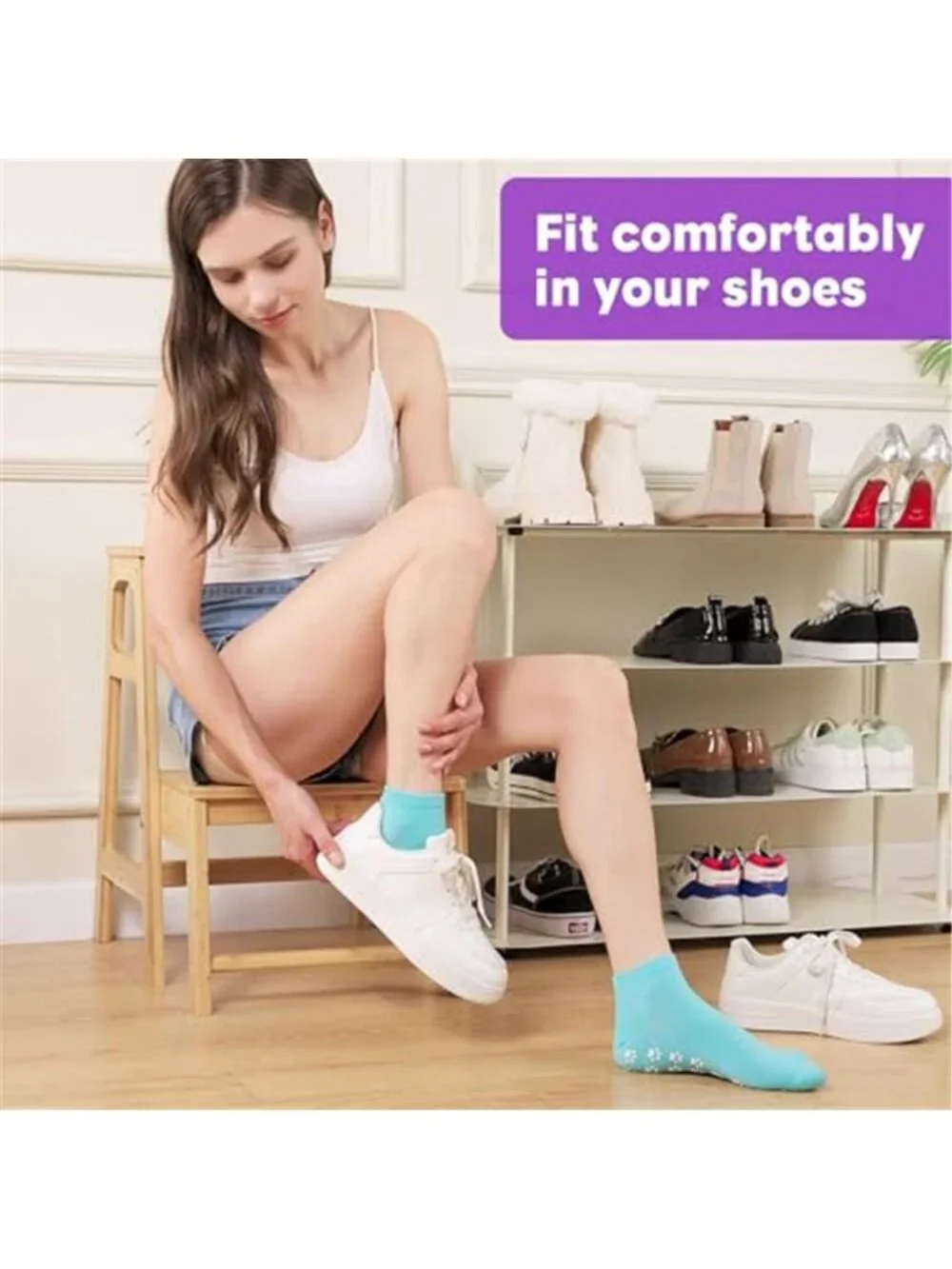12 Pairs Women's Grip Sock Non Slip Pilates Yoga Socks